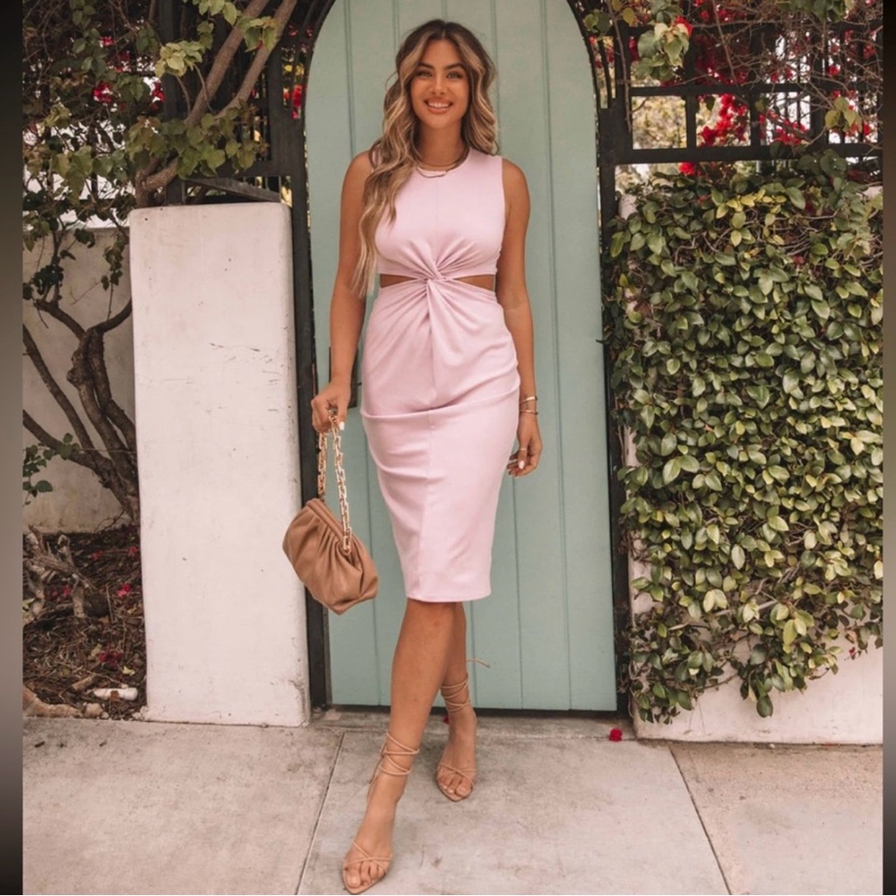Vice Bernadette Cut Out Midi Dress